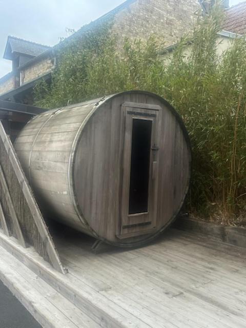 Gite L'Ardoisier 7 Pers Sauna Bayeux 2Km Gueron Bagian luar foto